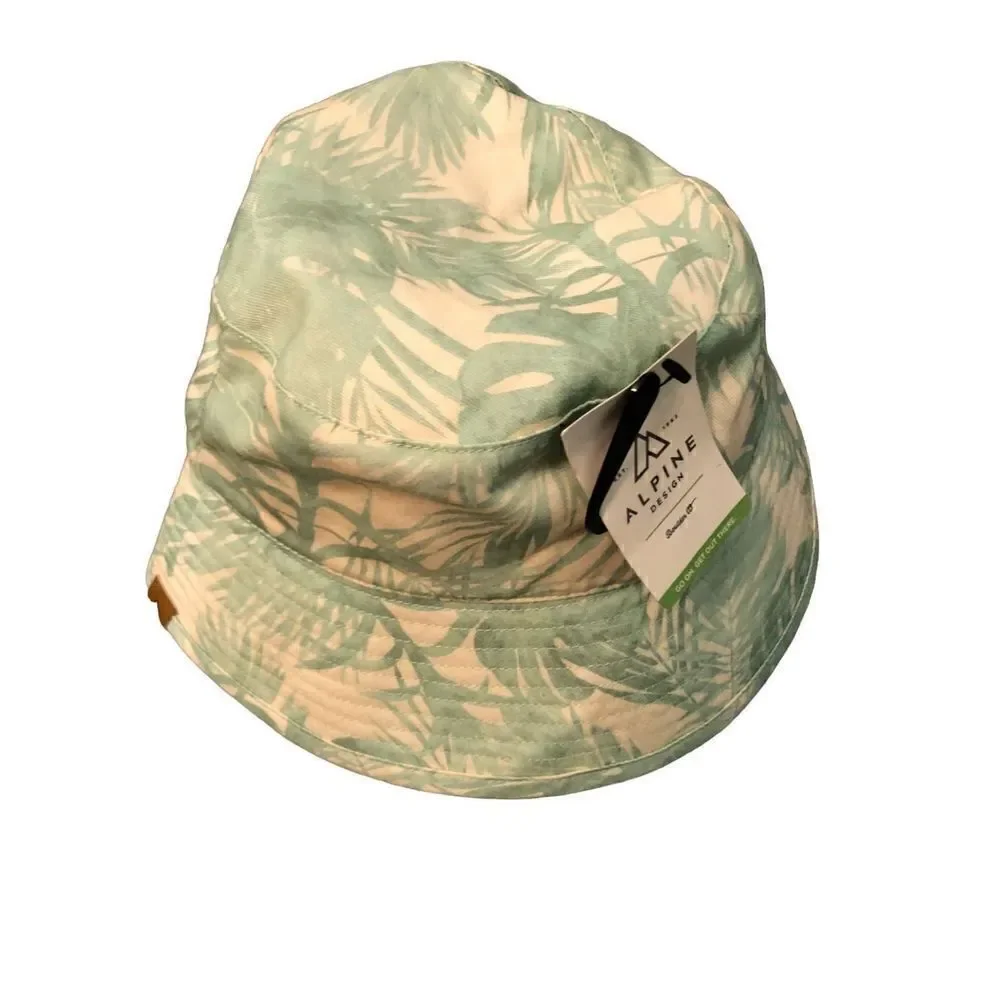 Alpine cotton palm tree bucket hat